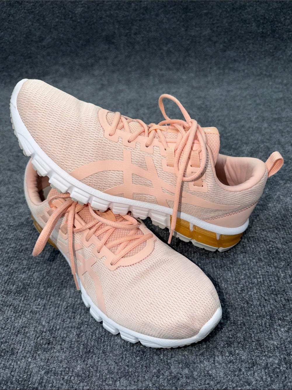 ASICS Gel-Quantum 90 Women's Peach/Light Pink pink  women's Running Sneakers
